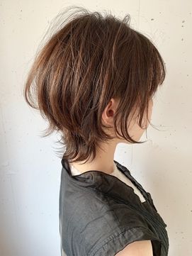 40代50代髪型 ぽっちゃりさんのウルフカットくせ毛 面長 丸顔におすすめ ショートも Hair Recipe