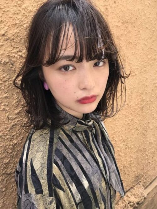 前髪ぱっつん ボブ40代大人に似合う髪型 ウルフボブやロングもご紹介 Hair Recipe 前髪ぱっつん ボブ40代大人に似合う髪型 ウルフボブやロングもご紹介 Hair Recipe
