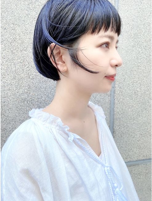 前髪ぱっつん ボブ40代大人に似合う髪型 ウルフボブやロングもご紹介 Hair Recipe