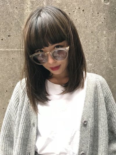 前髪ぱっつん ボブ40代大人に似合う髪型 ウルフボブやロングもご紹介 Hair Recipe