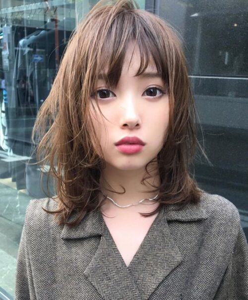 おでこが広い面長・丸顔女子の前髪や髪型似合うポイントをご紹介 Hair Recipe